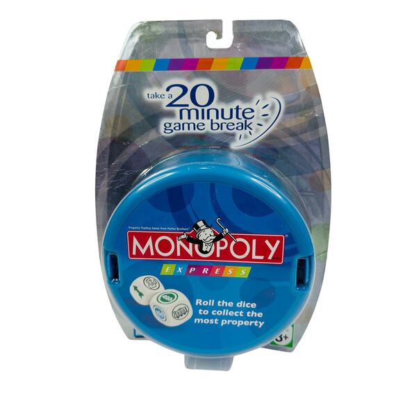 5 for $25| Parker Brothers Monopoly Express 2007 Travel Board Game - Picture 1 of 8